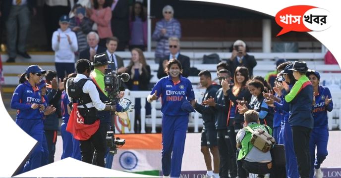Jhulan Goswami said goodbye to international cricket, India won the ODI series 3-0 against England